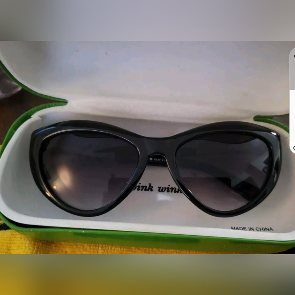 Kate Spade Black Cateye Sunglasses